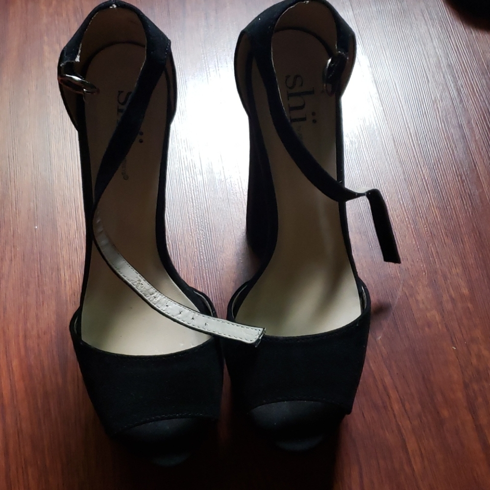 black heels